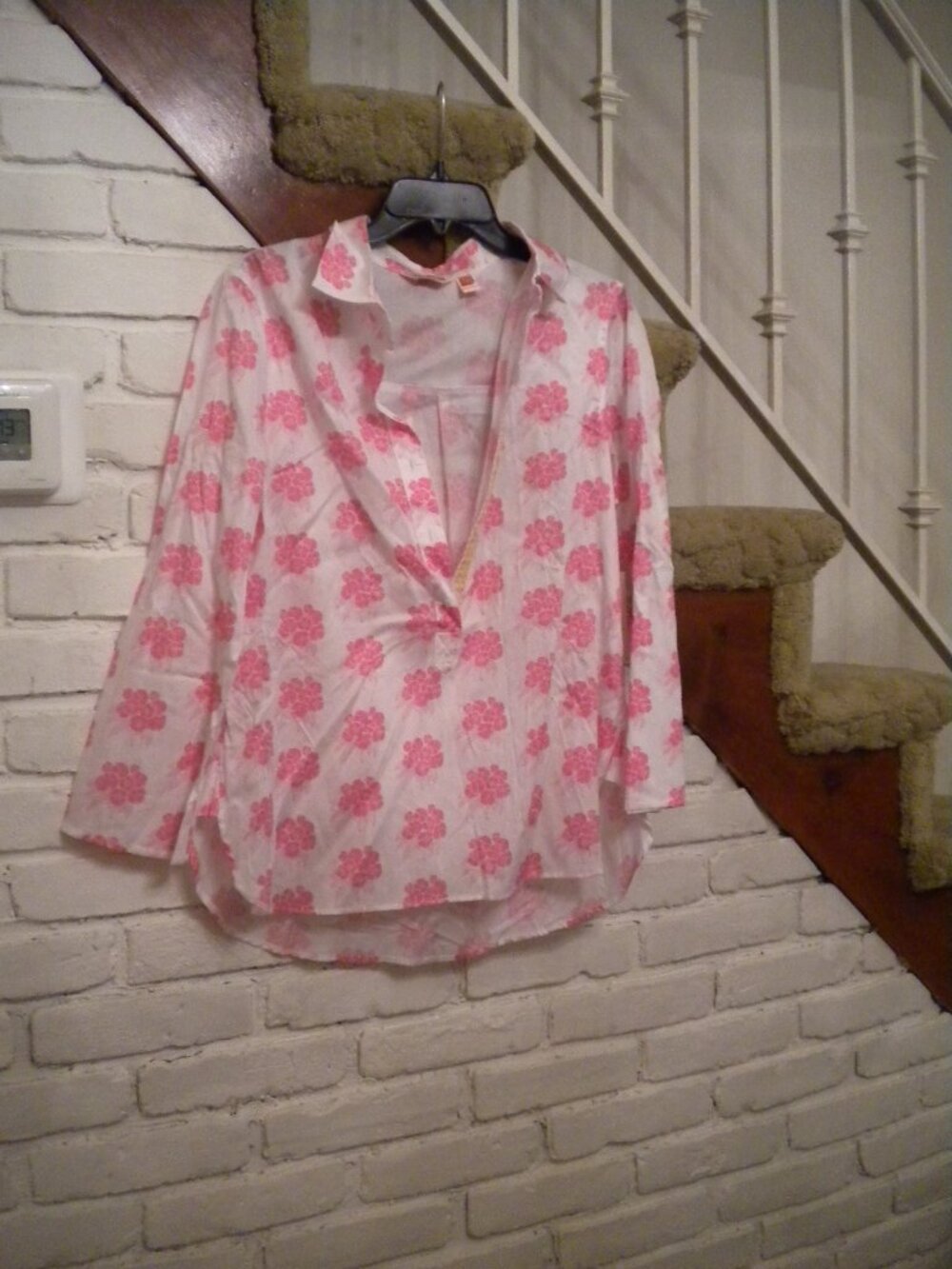 Persifor Lightweight Cotton Print Tunic Top